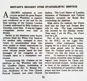 Evangelical Christendom article from 1954 (Click to open full size in a new window)