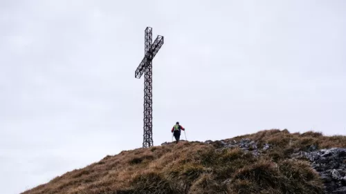 Hill metal cross