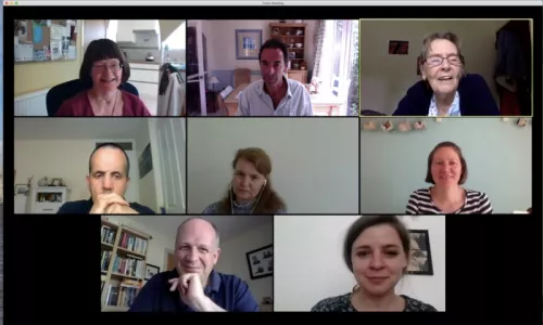 Trauma healing Zoom meeting