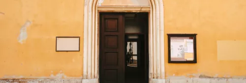Church door open