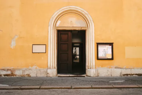 Church door open