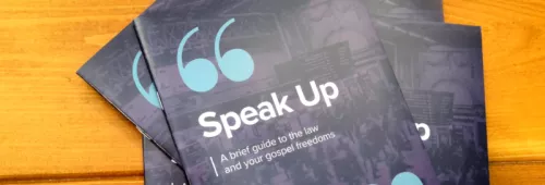 Speak Up web banner