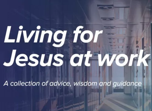 Living for Jesus at work website card