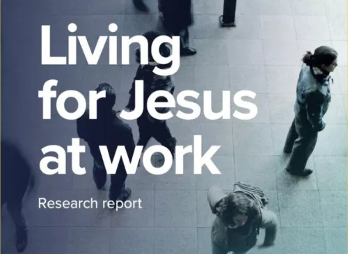 Living for Jesus at work research report website card