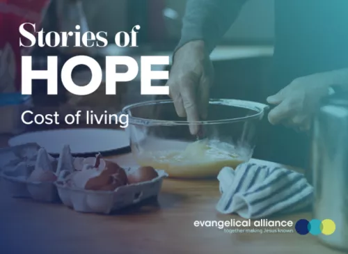 Website card Stories of hope cost of living