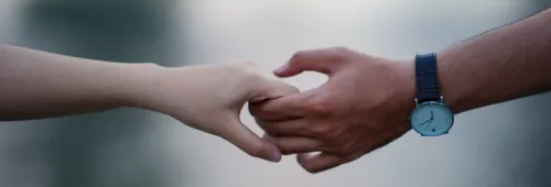 Blurred Background Hands Holding Hands 715807