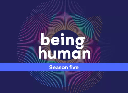 Being human EA podcast web cards