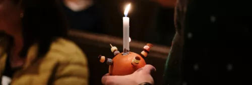 Christingle Photo by Al Elmes on Unsplash