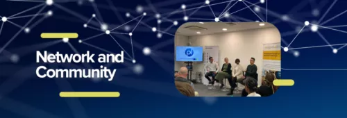 Blue White Patterns Digital Business Blog Banner