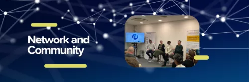 Blue White Patterns Digital Business Blog Banner