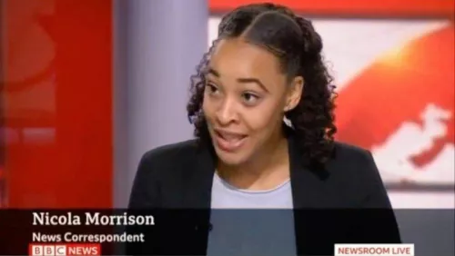 Nicola Morrison BBC newsroom pic