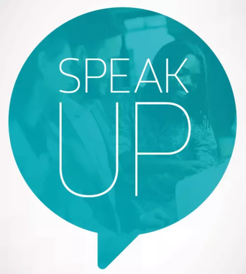 Speak Up bubble