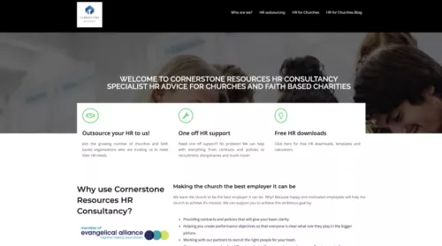 Cornerstone Resources Website