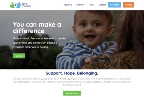 Safe Families UK Website